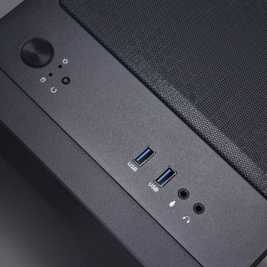 Lian Li LANCOOL 205M MESH táp nélküli ablakos Micro ATX ház fekete